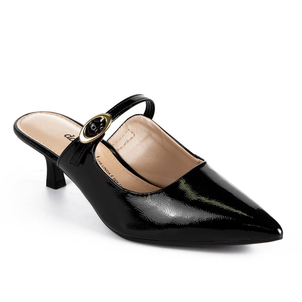 Mule Dakota de Salto Baixo D0091 em Oferta na Shopee