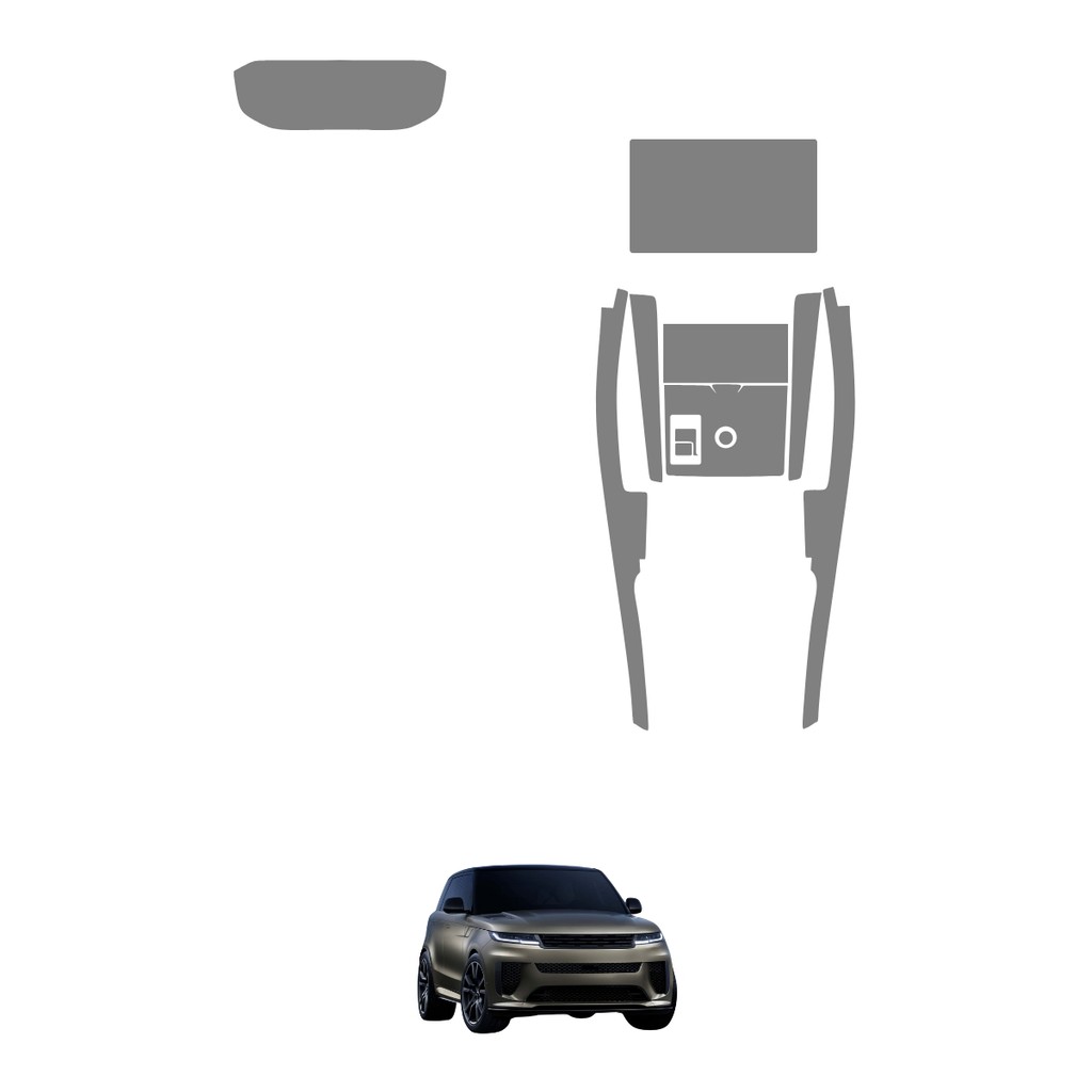 Película PPF Proteção Kit Interior Básico Land Rover Range Rover Sport Dynamic HSE 2023 2024 2025 Transparente