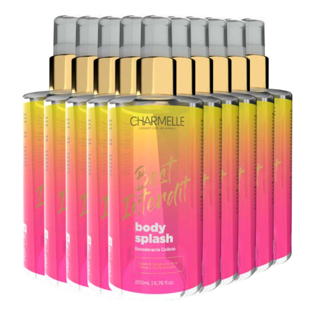 10 Body Splash Interdit Desodorante Charmelle