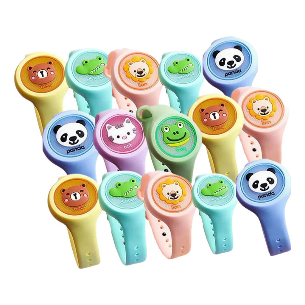 Kit 15 Pulseira Repelente Infantil Anti Mosquito Dengue Pernilongo Atacado Led
