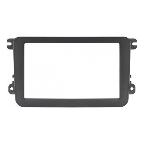 MOLDURA PARA CENTRAL MULTIMIDIA MP5 7 POL GOL G7 AMAROK JETTA TIGUAN 2DIN PRETA