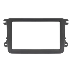 MOLDURA PARA CENTRAL MULTIMIDIA MP5 7 POL GOL G7 AMAROK JETTA TIGUAN 2DIN PRETA