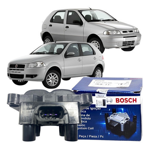 Bobina Ignição Bosch Palio Idea Doblo Fiorino Uno Strada em Oferta na Shopee