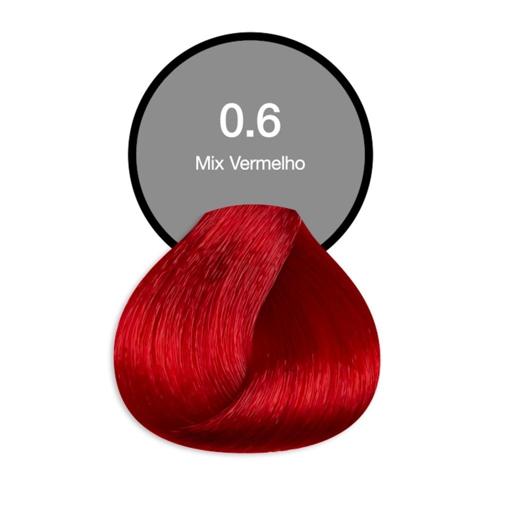 Coloração Creme Permanente Acquaflora 0.6 Mix Vermelho 60g — imagem 2 de 2