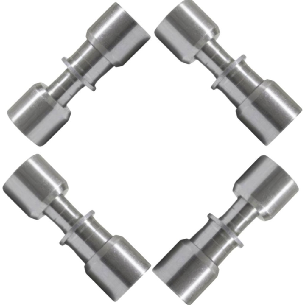 Junta Conexão Uniao Lokring 5/16 X 1/4 Aluminio Kit Com 4 Pç