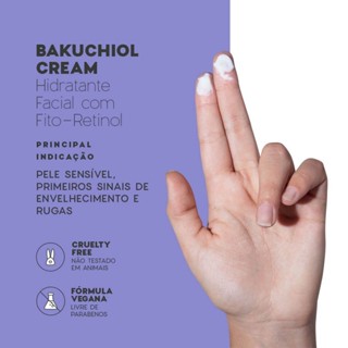 Hidratante Facial com Fito-Retinol e Esqualano - Bakuchiol Cream 50g