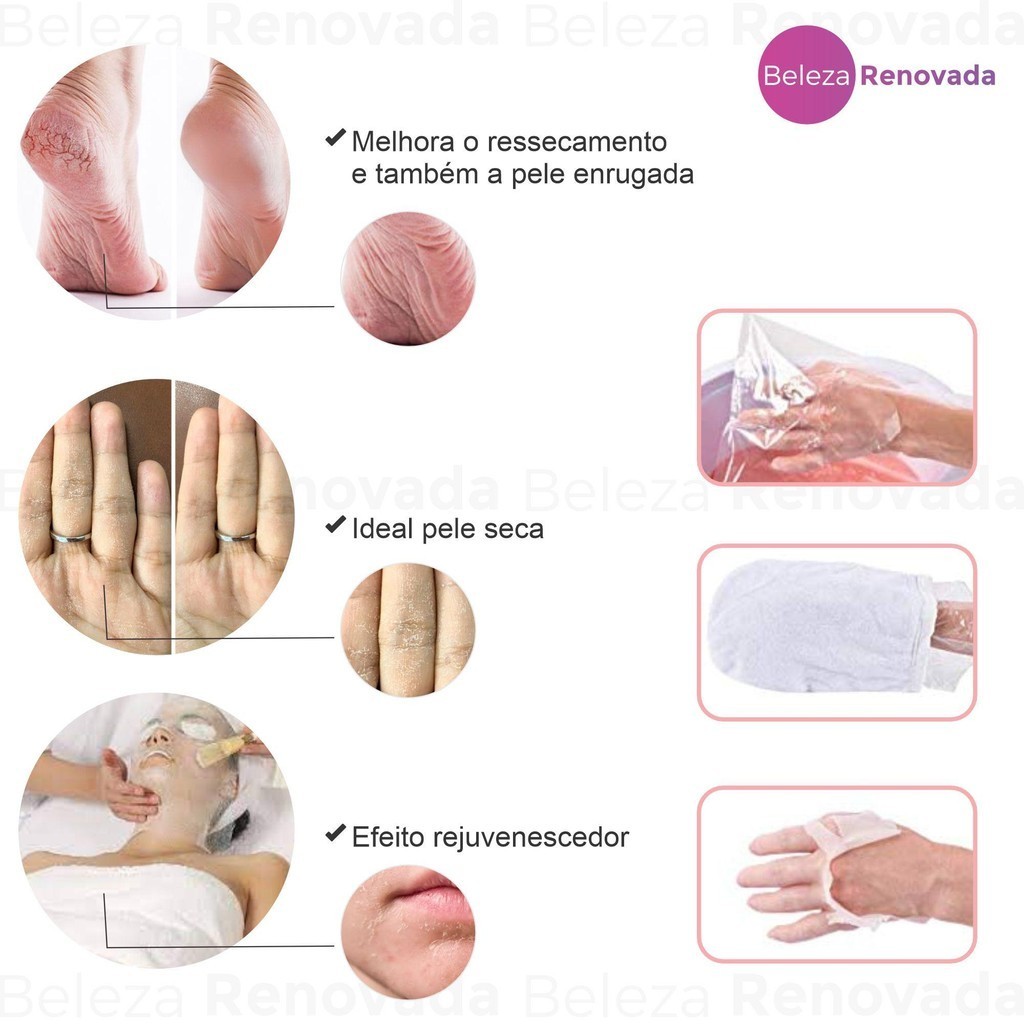 Parafineiro Estetica Aquecedor De Parafina Cera Quente 400G