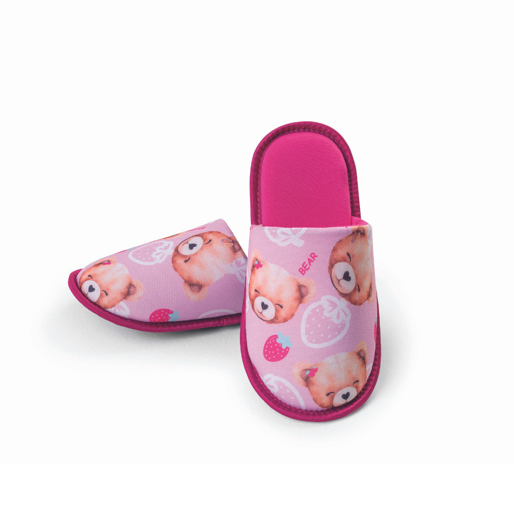 Pantufa Feminina Moranguinho, Chinelo de Quarto Nuvem Slide com solado de Borracha EVA Comfort Flexível Leve Adulto