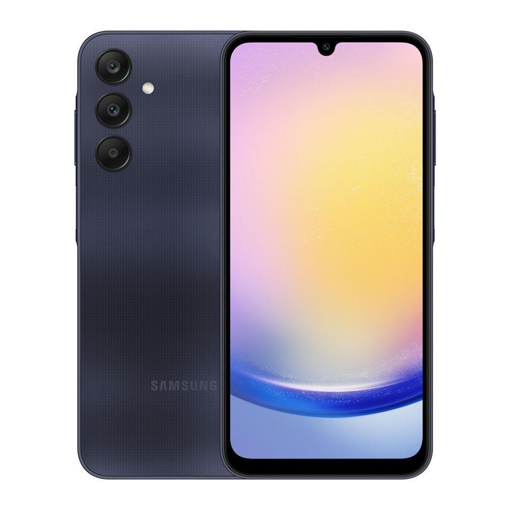 Smartphone Samsung Galaxy A25 256GB Dual Chip 5G Tela 6,5" Câmera Tripla 50MP+8MP+2MP Azul Escuro