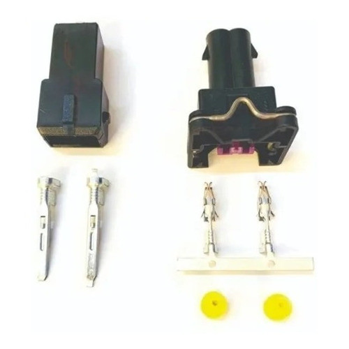 4 Kit Conector Chicote Bico Injetor Macho E Fêmea Desmontado