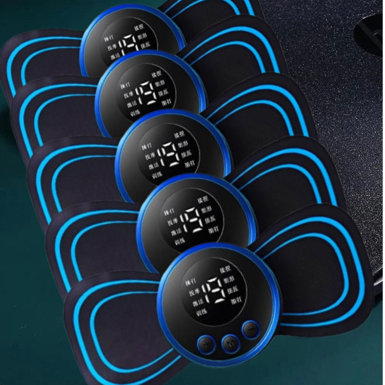 Mini Massageador Elétrico Portátil Cervical EMS