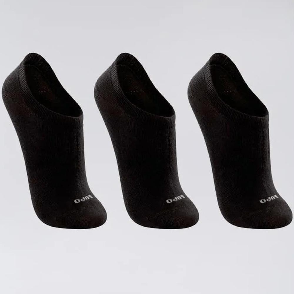 Kit 3 Pares Meia Soquete Lupo Masculina - Preto