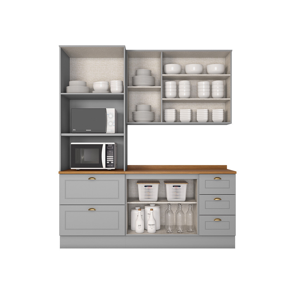 Cozinha Compacta 3 Peças com Paneleiro Torre Quente Amy Casa 812
