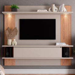 Painel para TV Até 60 Polegadas 1 Porta com Led