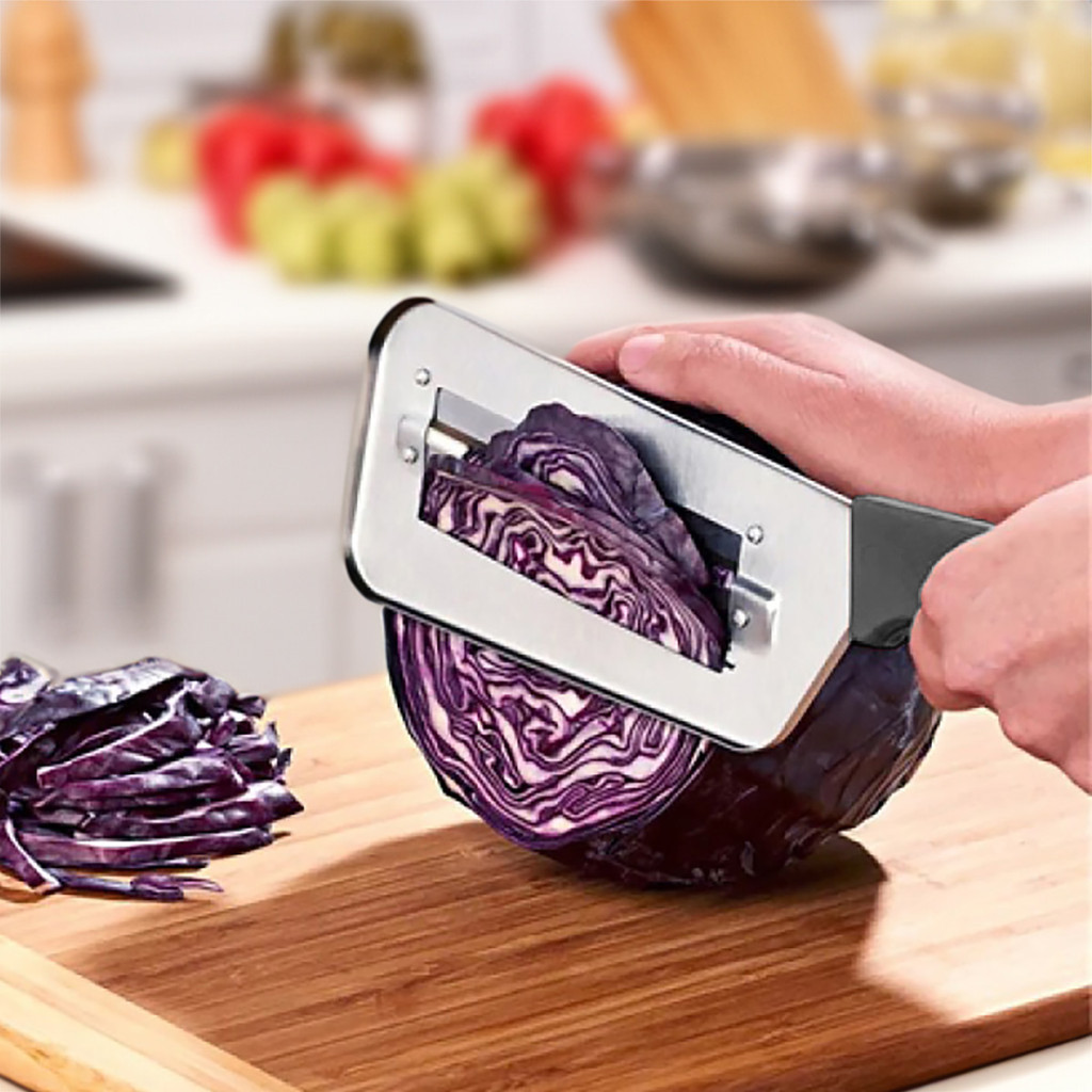 Cortador Fatiador Duplo de Vegetais Legumes Peixes