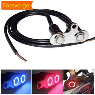 forevergo Interruptor LED De Aço Inoxidável Para Motocicletas ON-OFF Botão De Luz De Nevoeiro De Montagem Ajustável Duplo À Prova D'água DC12V P1U6 em Oferta na Shopee