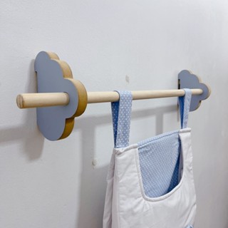 1 Varão nuvem 60cm para porta fraldas decorativo quarto em Oferta na Shopee