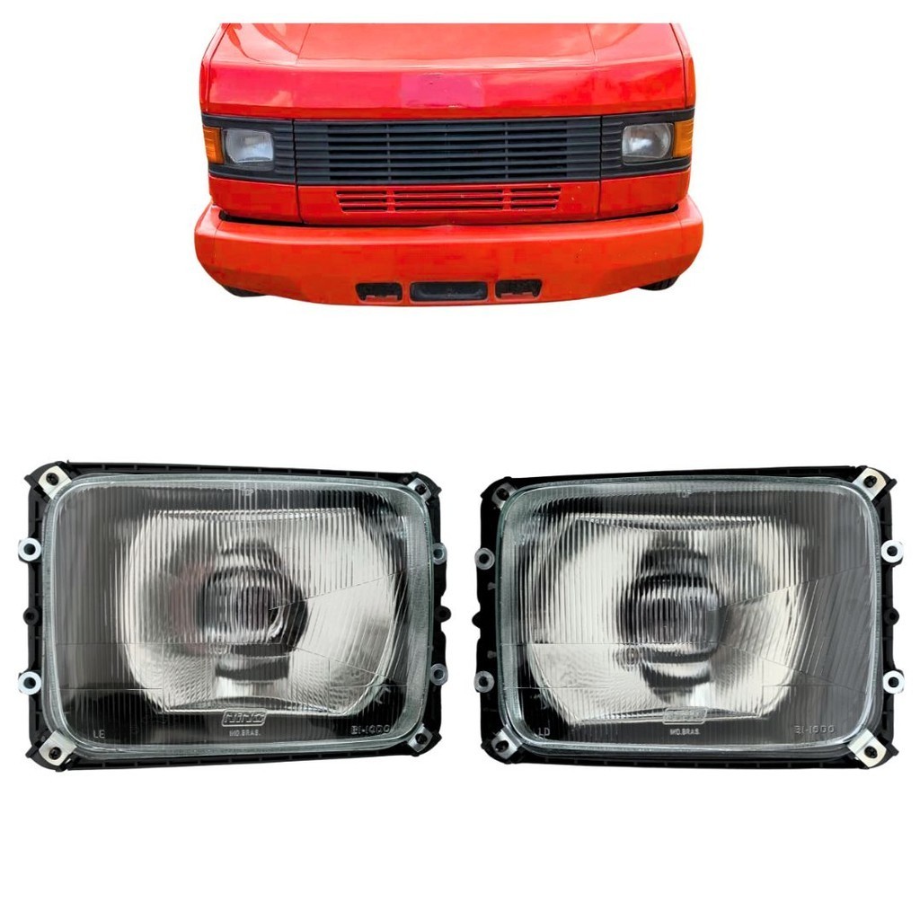 Par Farol Bicudinho Compativel Mercedes MB 709 710 712 em Oferta na Shopee