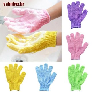 5 pares de luvas de banho massagem spa banho massagem