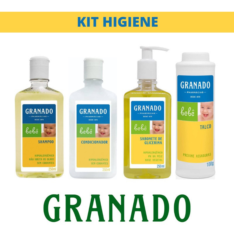 Kit Granado Baby Tradicional 4 Itens em Oferta na Shopee