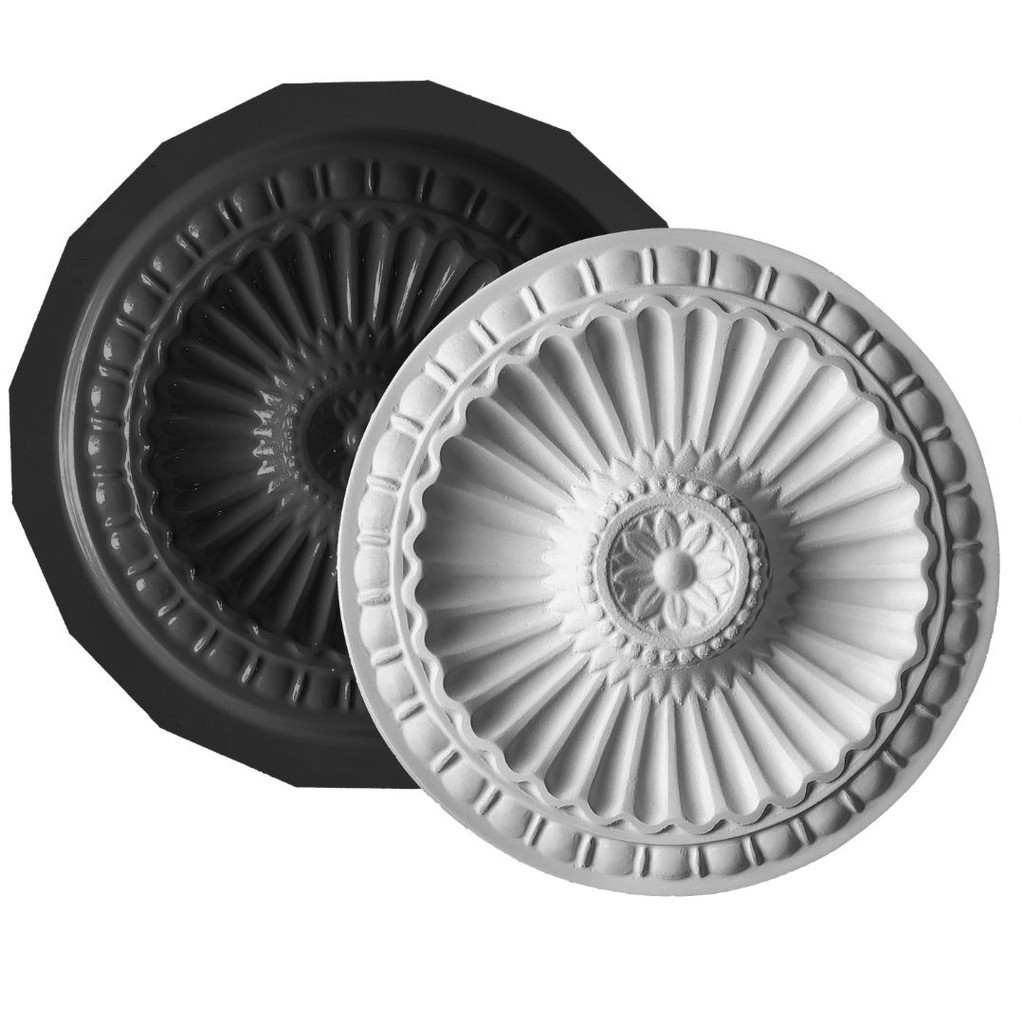 Forma Para Molde Para Roseta Florão Gesso Teto Decoração