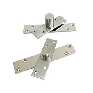 Dobradiça Pivotante Para Portas Até 350kg Aço Inox Polido em Oferta na Shopee