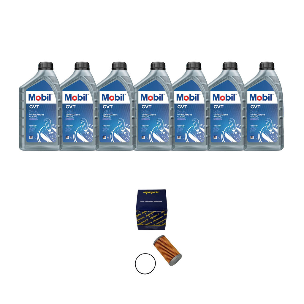 KIT TROCA ÓLEO CAMBIO CVT NISSAN SENTRA VERSA MARCH KICKS MOBIL 7 LITROS