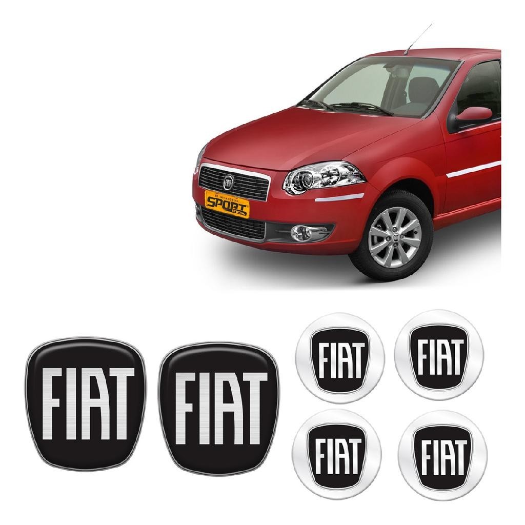 Kit Adesivos Para Fiat Siena 2008/11 Black Piano - Genérico em Oferta na Shopee