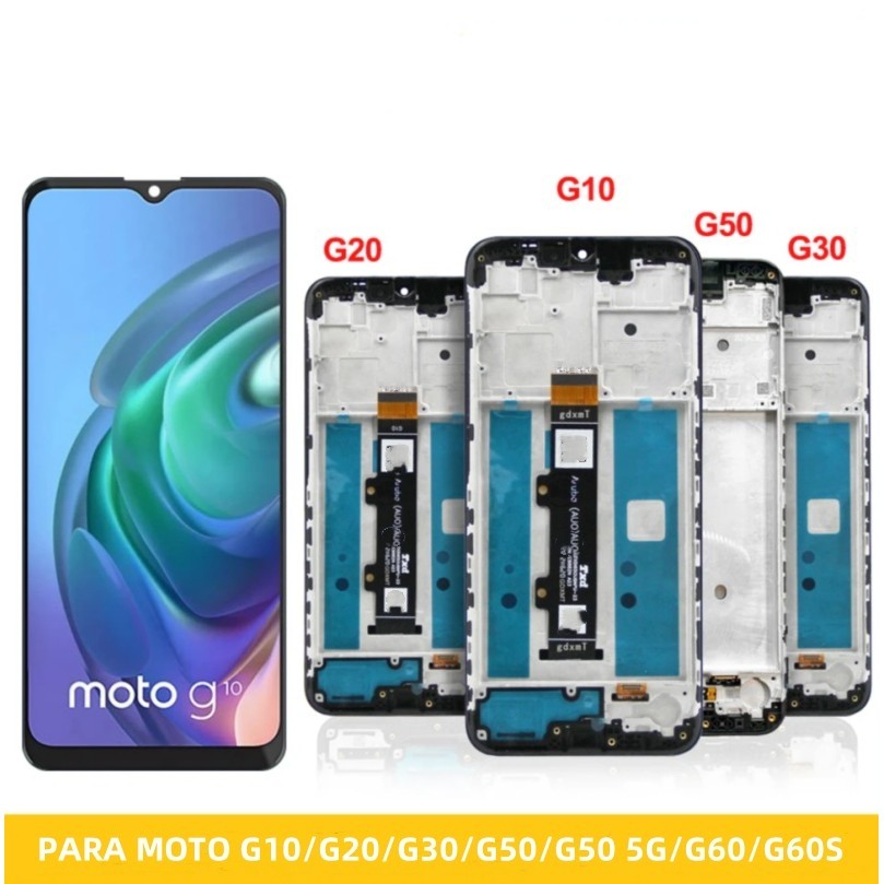 Vivid Tela Para Motorola Moto G10&G20&G30&G50&G50 5G&G60 Incell Display Frontal Com Aro Nova Lcd