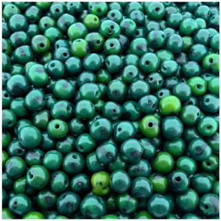 Semente De Açaí Natural Verde Esmeralda 8mm 100 Peças - Artesanato Bijuterias Pulseiras em Oferta na Shopee