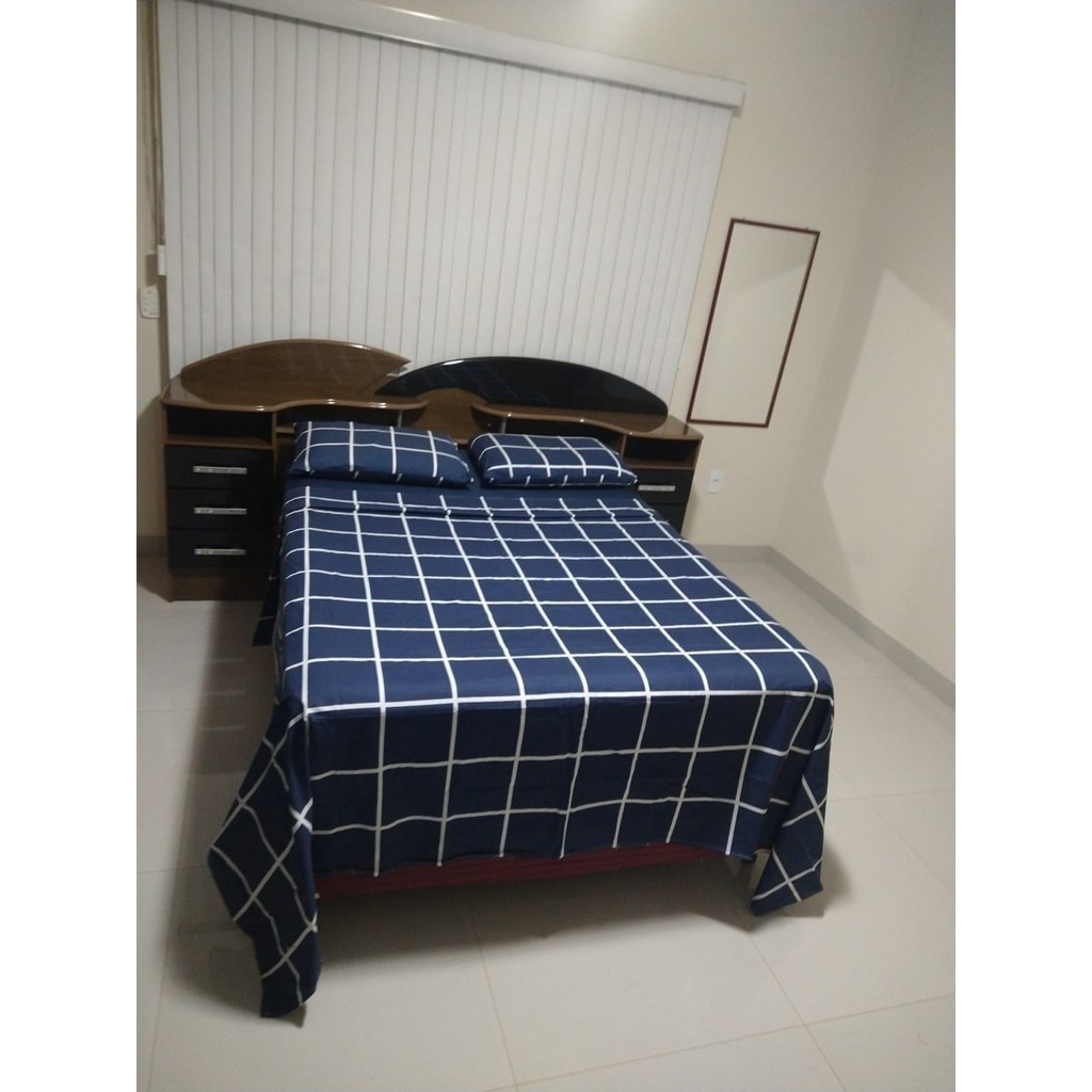 Jogo de Lençol Cama 4 Peças 400 Fios Percal