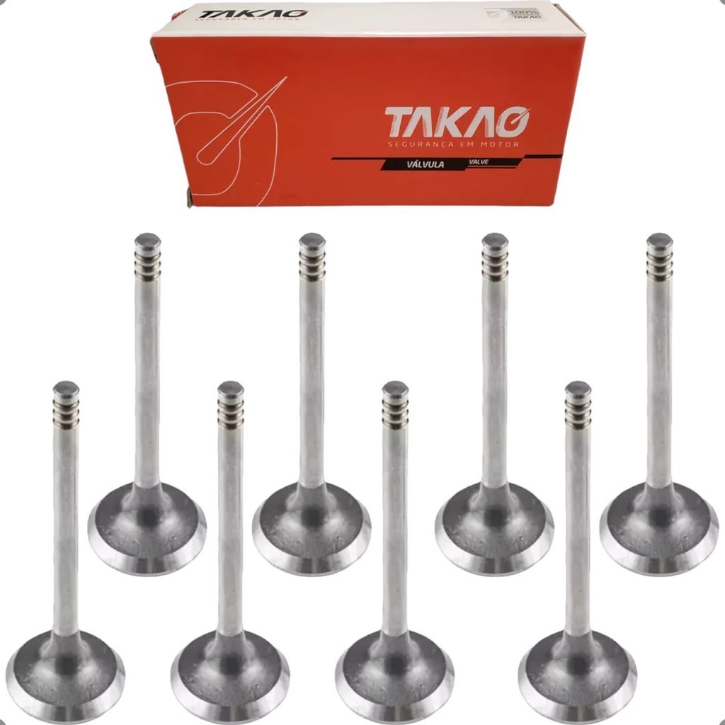 Kit 4 Valvula De Admissao e Escape Fiesta Ka Courier Ecosport Focus 1.6 8v Zetec Rocam 2003 A 2014 em Oferta na Shopee