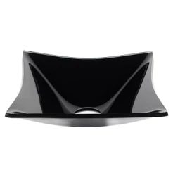CUBA PIA DE VIDRO PARA/ BANHEIROS E LAVABOS QUADRADA 34CM - MODELO DE APOIO 8MM