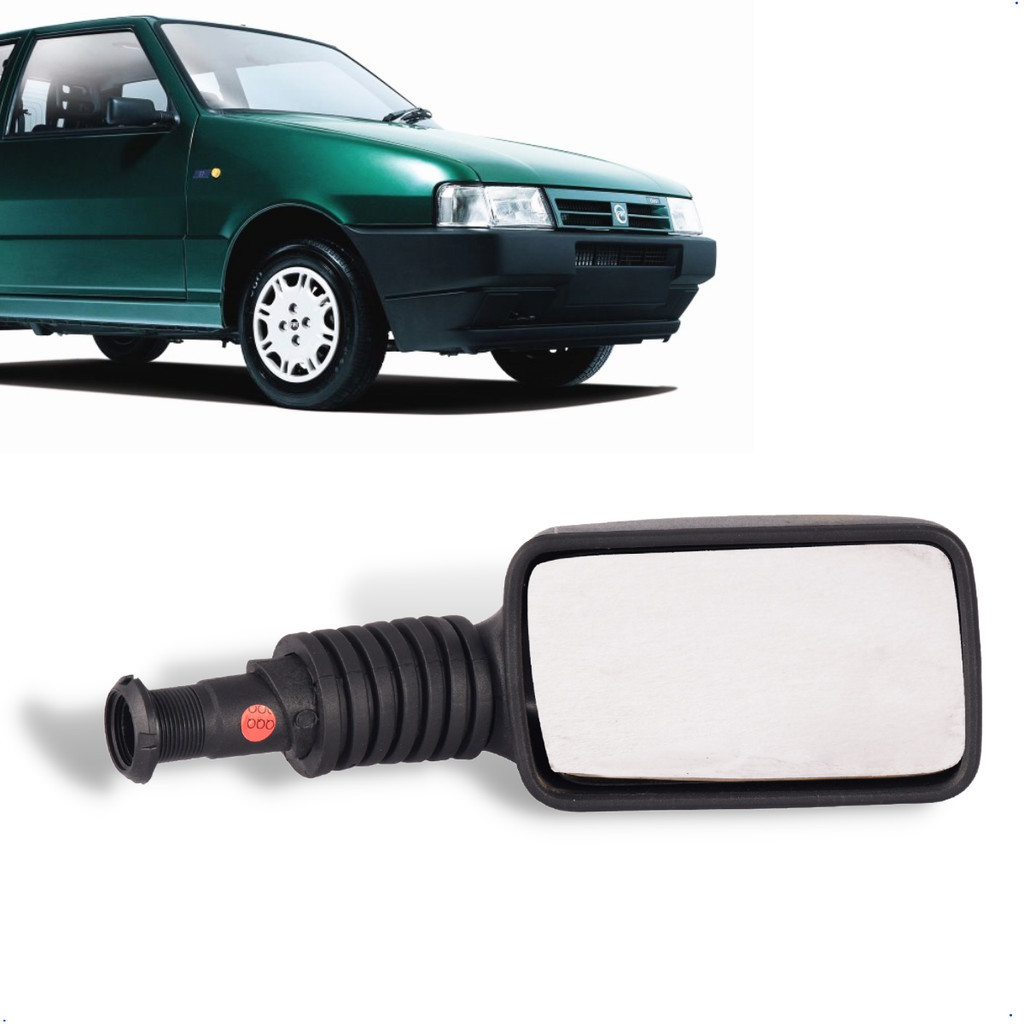 Retrovisor Fiat Uno Elx 1992 1994 1996 1998 2000 S/ Controle