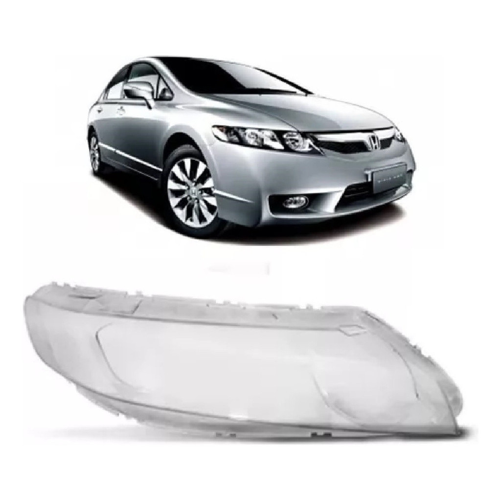 Lente Farol Honda New Civic 2007 2008 09 2010 2011 Modelo Para Farol Importado