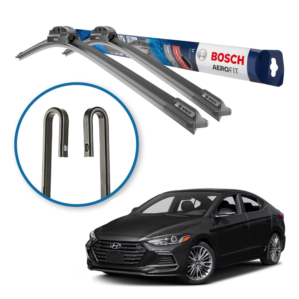 Palheta Limpador Parabrisa Original Bosch Hyundai Elantra 2017 E 2018 em Oferta na Shopee