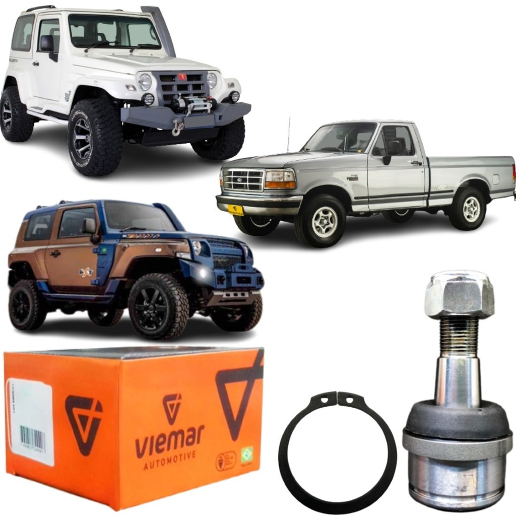 Pivô Inferior Viemar Para Troller T4 E Ford F1000 4x2 92/98