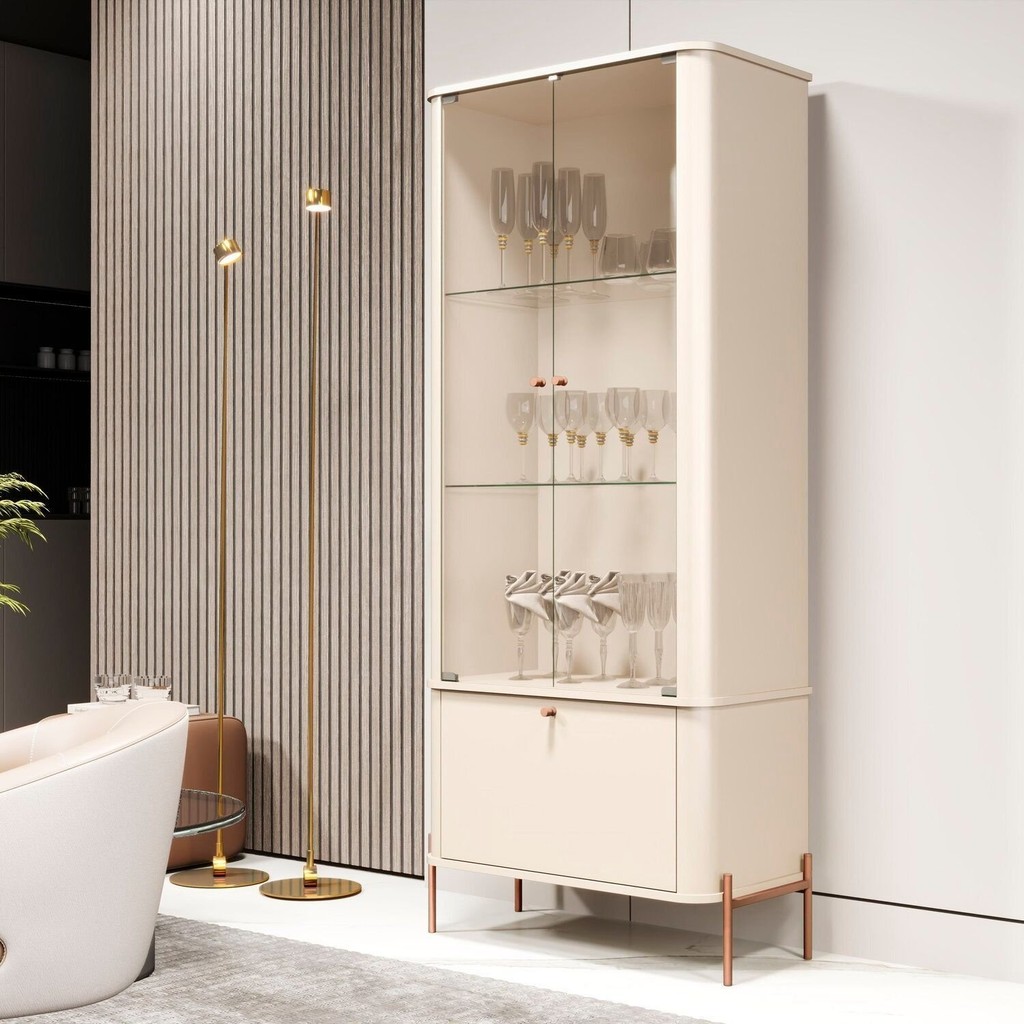 Cristaleira Pés de Metal: Onde Comprar | BuscaProdutos