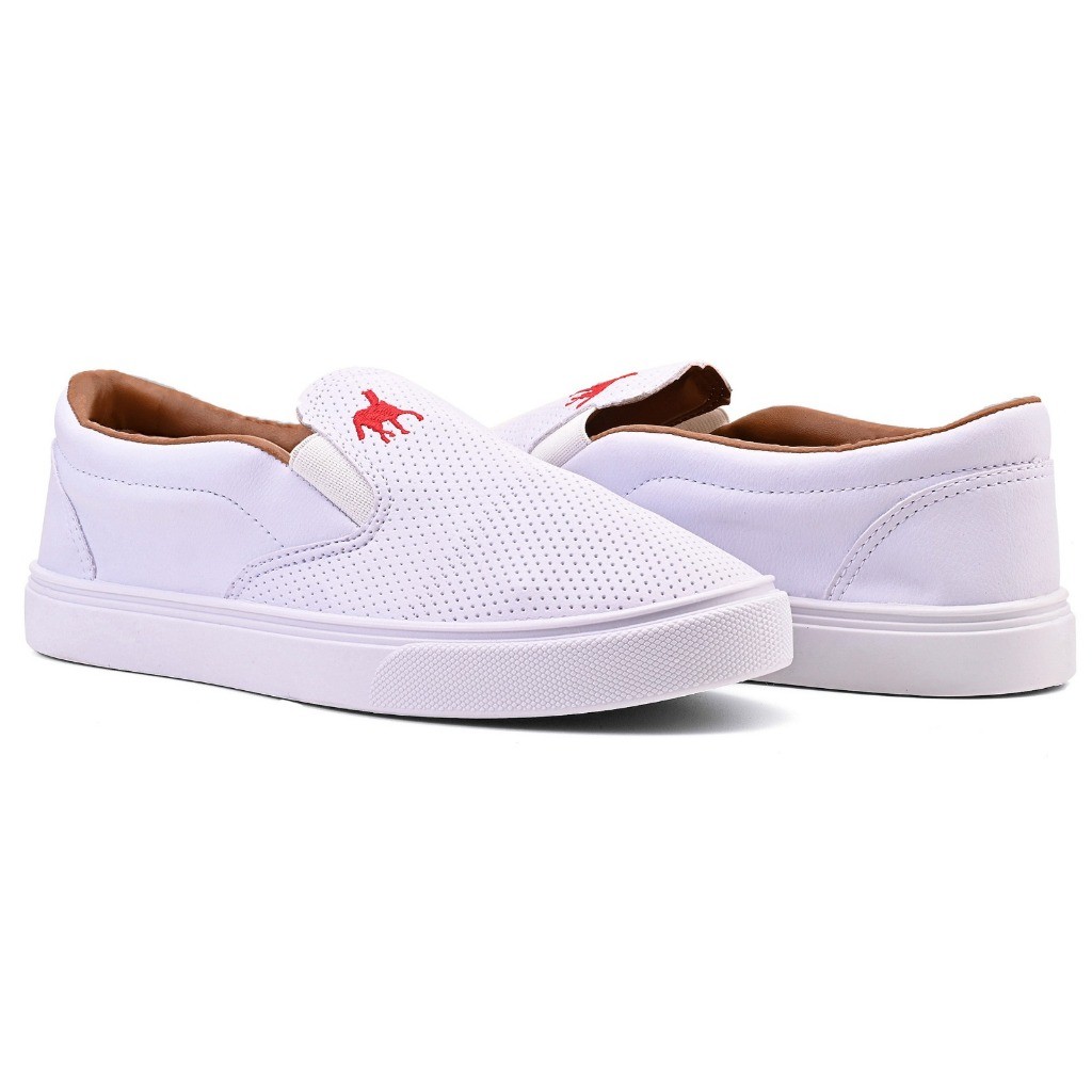 Tenis polo imperial Slip On Masculino Iate Casual Sapatênis Sem Cadarço Leve Confortável