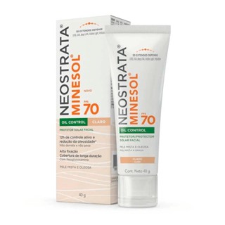 Protetor Solar Facial Neostrata Minesol Oil Control Claro FPS70 40g em Oferta na Shopee