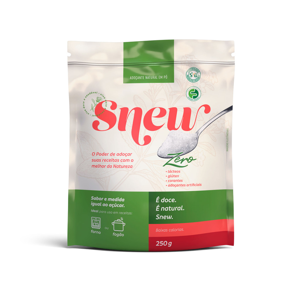 Adoçante Natural em Pó Snew Forno e Fogão 250g Chocolife