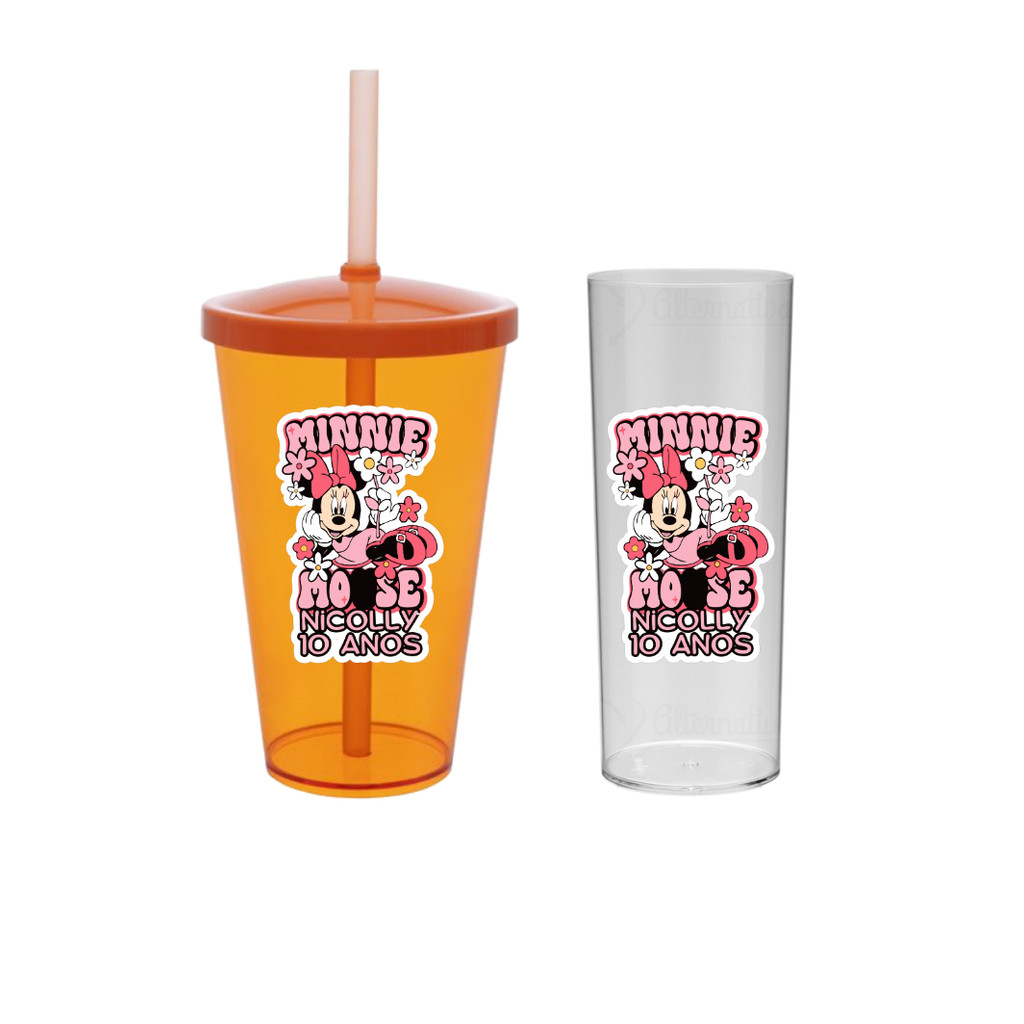 Kit Adesivo Personalizado Para Copos De Lembrancinha Festa e Aniversário