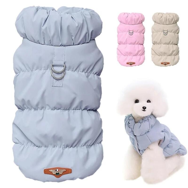 Roupas Macias E Quentes Para Cães , Casaco Acolchoado De Inverno Cachorros Gatos , Jaqueta Pequenos Médios , Chihuahua ,