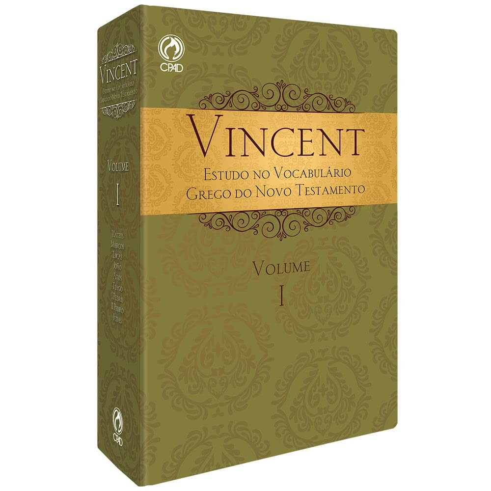 Vincent - Estudo No Vocabulário Grego Do Novo Testamento | Vol 1 | Marvin R. Vincent