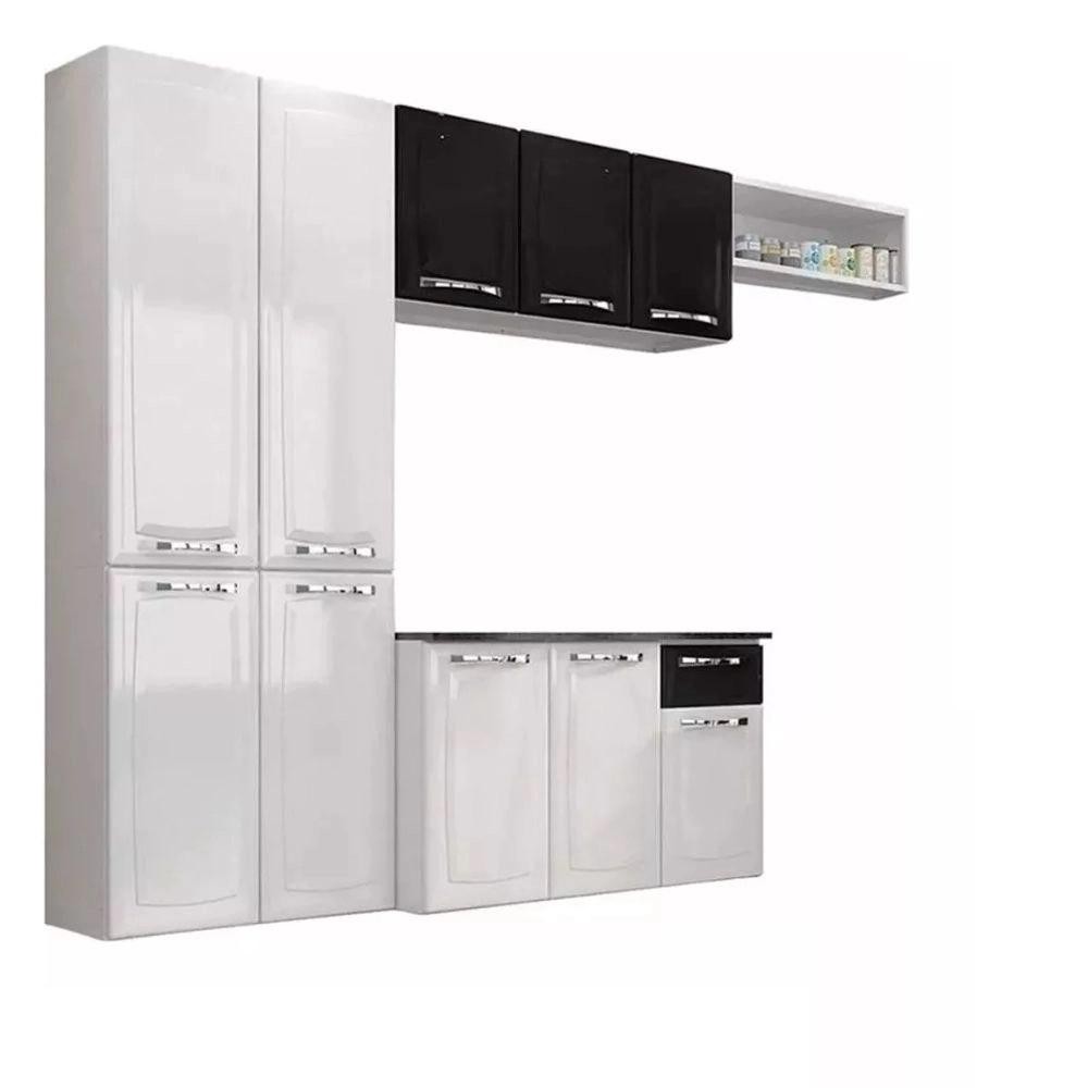Cozinha Completa Itatiaia Amanda 4 Peças Branco e Preto
 em Oferta na Shopee