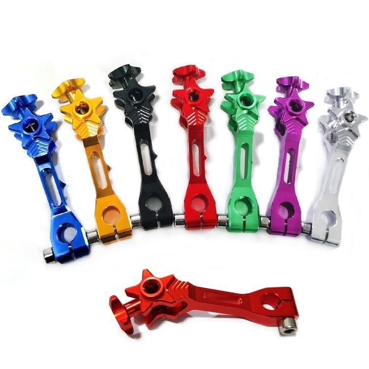 1PC Acessórios Modificados Equilíbrio Do Freio Traseiro Alavanca Ajustável Pentagrama Alumínio CNC Para Motocicleta Hond em Oferta na Shopee