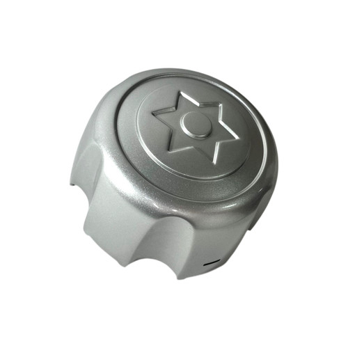 01 Calota Central Roda Mitsubishi L200 Pajero 1997 1998 1999 2000 2001 2002 2003 2004 2005 Prata