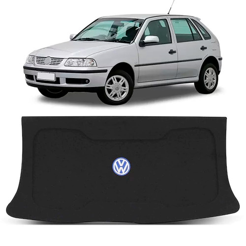 Tampão Porta Malas Volkswagen Gol G3 2/4 Portas 1996 a 2005 R-Acoustic Bagagito Carpete Preto em Oferta na Shopee