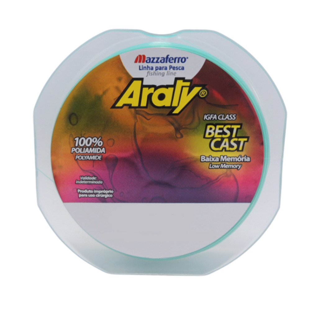 Linha Monofilamento Araty Best Cast 300m Verde - Mazzaferro