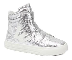 Tênis Infantil Feminino Worldcolors Love - Prata em Oferta na Shopee